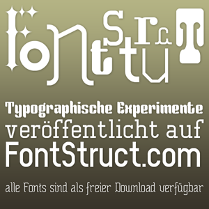 Experimentelle Schriftarten auf Fontstruct.com